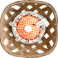 Mini Rustic Fabric Pie - Pumpkin Gingham