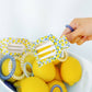 Flat Square Hair Clip | Medium | Limoncello