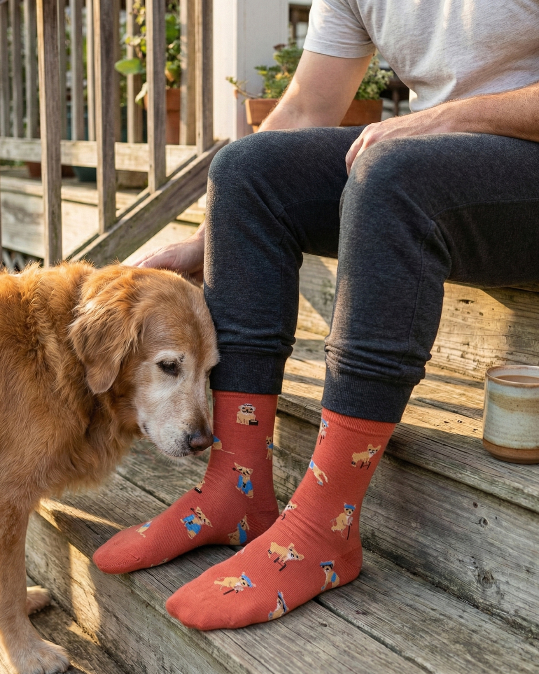 Men's Old Doggies This Did Good Socks