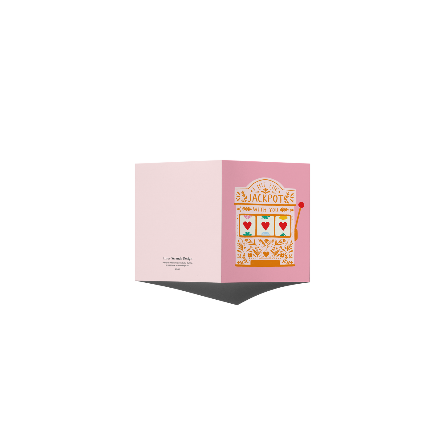 I Hit the Jackpot with You Card - Cute Love/Romantic Card