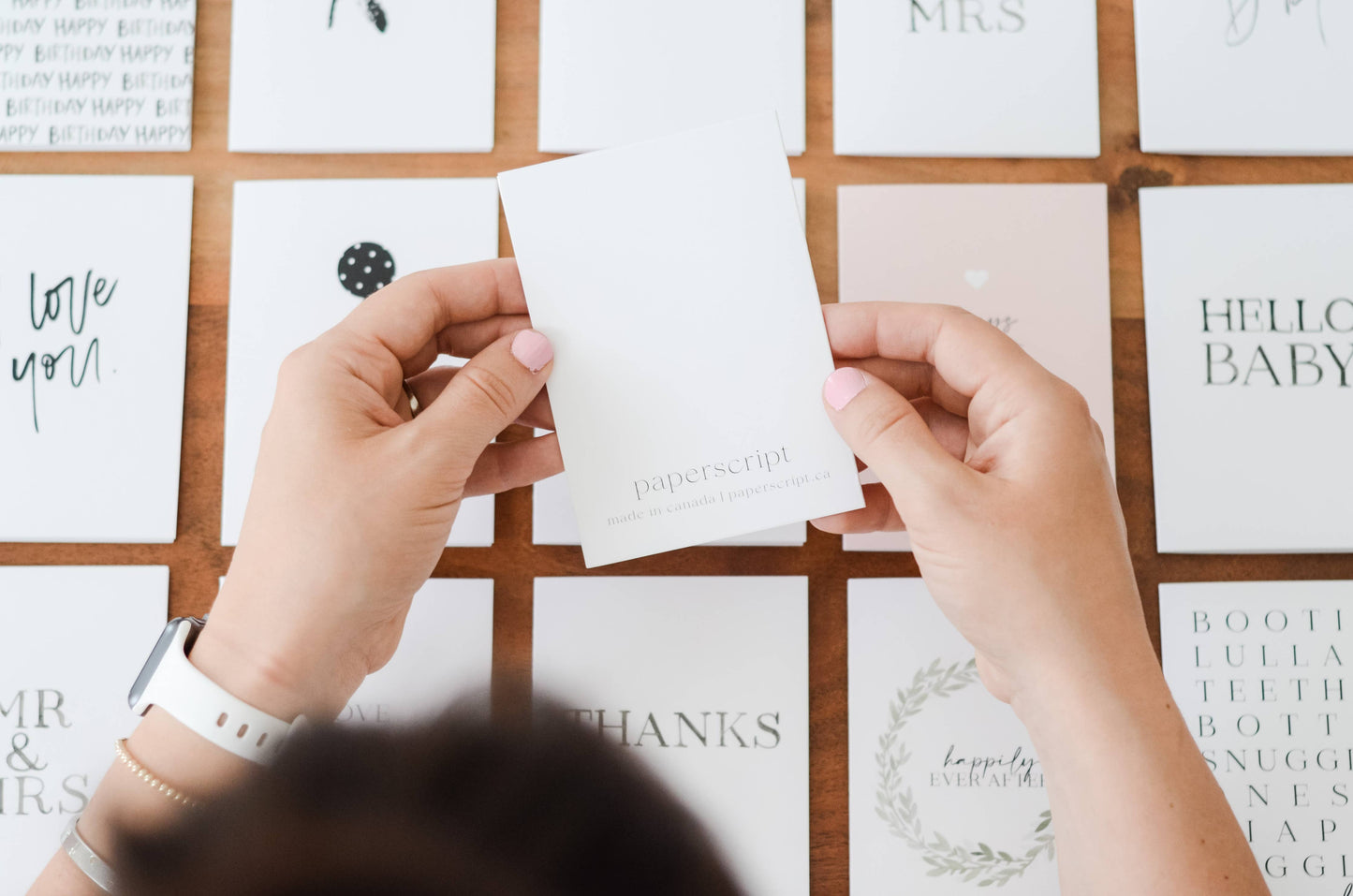 Many Thanks Card | Handlettered Thank You Card: Single Card