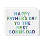 Bonus Dad Father's Day Greeting Card | Step Dad Card
