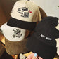 19th Hole Golf Snapback - Cream Black Embroidered