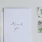 Thank You | Handlettered Watercolour Thank You Card: Single Card