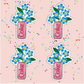 Diet Coke Flower Can Sticker