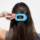 Teleties Flat Round Hair Clip Medium Summer Sky