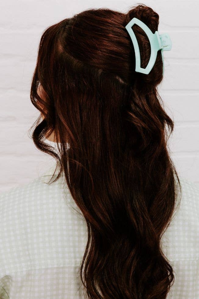 Teleties Open Hair Clip | Med. | Mint to Be