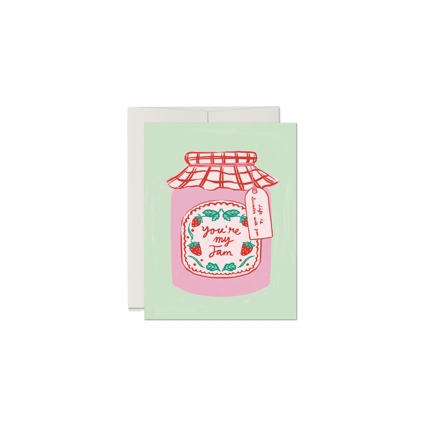 You're My Jam Strawberry Jam Card Romantic Food Pun Card