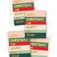 Holiday Colorblock Christmas Greeting Card Boxed Set