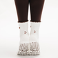 Dachshund & Espresso Martini Double Sided Pilates Grip Sock: One Size