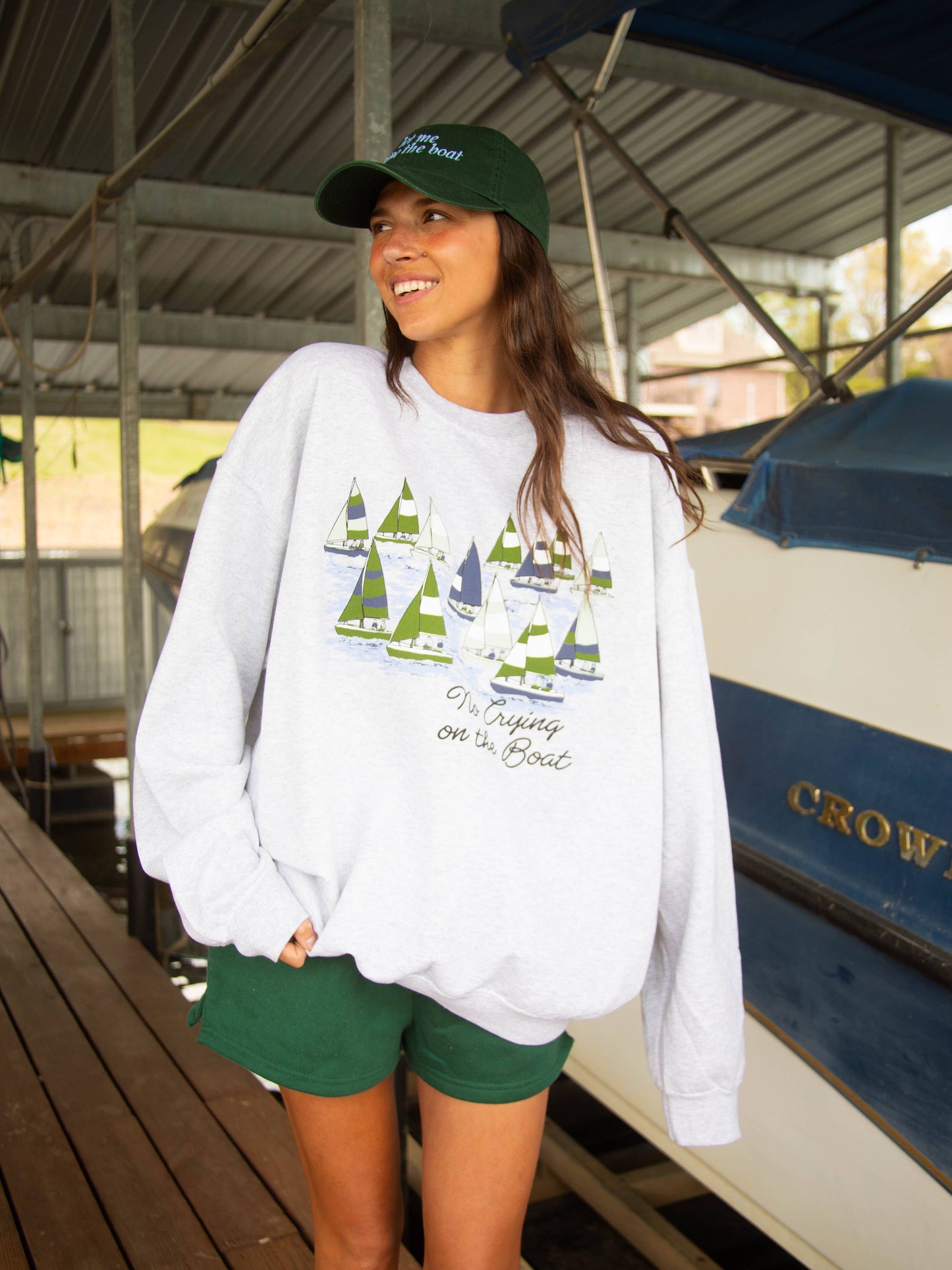 Charlie Southern No Crying On The Boat Sweatshirt