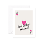How Lucky Are We? Greeting Card