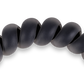 Teleties Spiral Hair Coils | Large | Matte Black Hair Ties