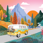 Road Trip | 250 Piece Puzzle | Designed in Canada