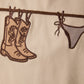 Short Sleeve Rodeo Laundry Line Top