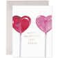 Heart Lollipops Greeting Card