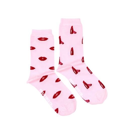 Friday Sock Co. Lips & Lipstick Women's Socks