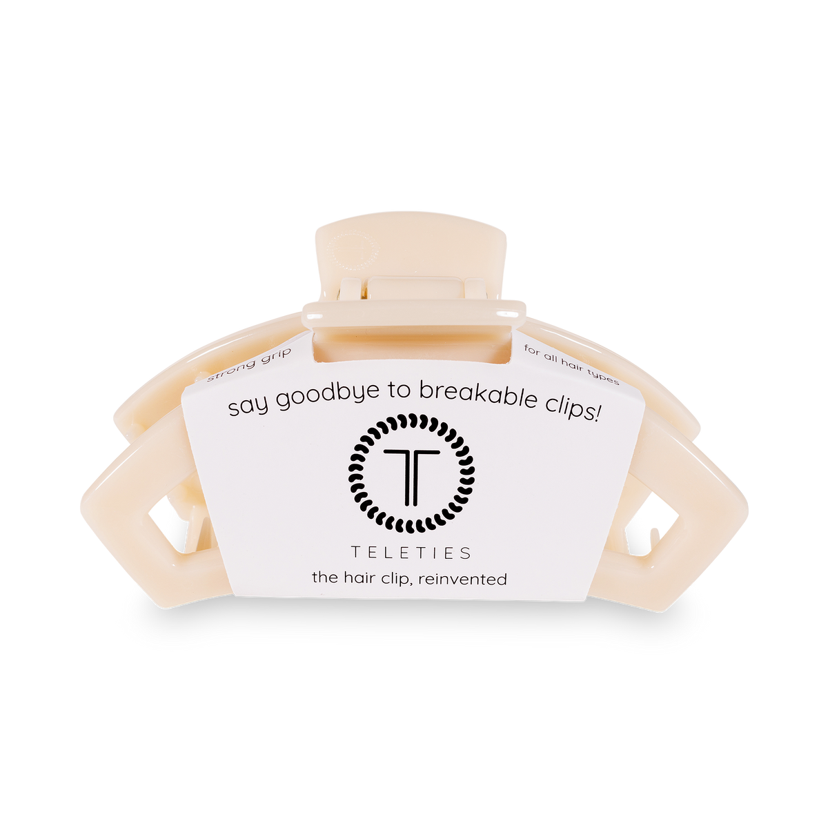 Open | Almond Beige | Small Hair Clip