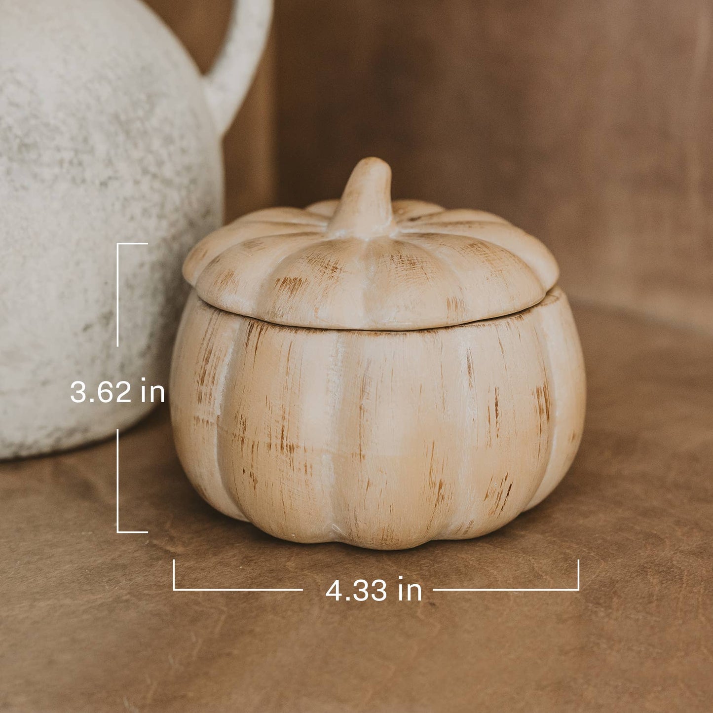 Pumpkin Spice Soy Candle - 8 oz Pumpkin Jar