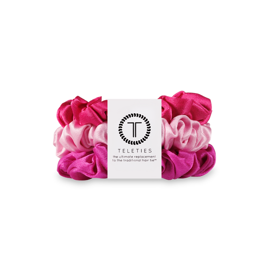 Teleties Silk Hair Scrunchie | Large | Rose All Day