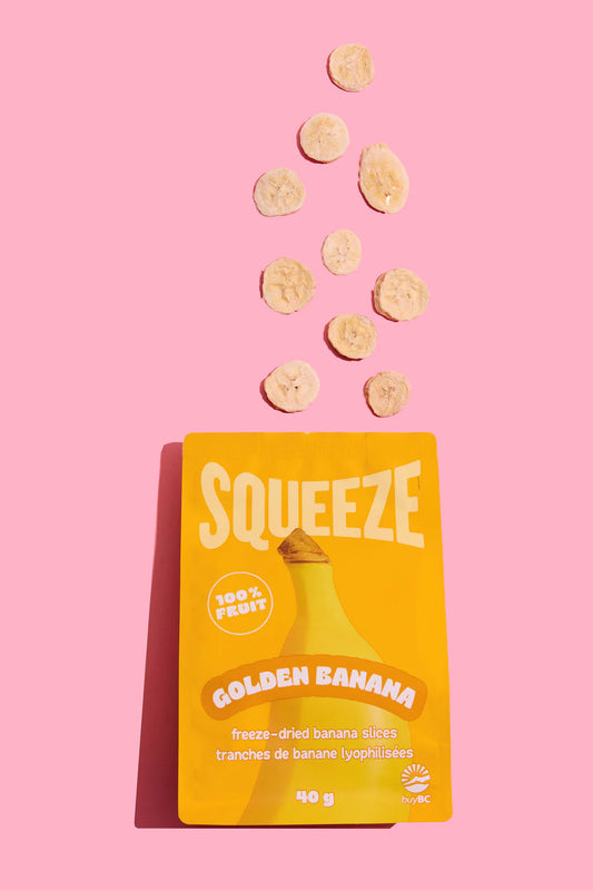 Squeeze Freeze Dried Fruit Golden Banana