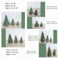 Concrete Christmas Trees - Spruce Small Twirly