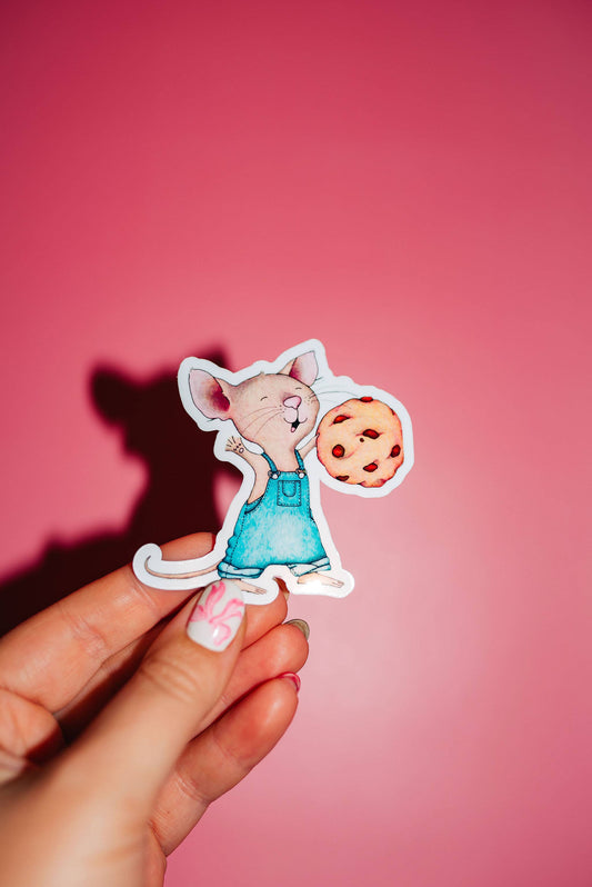 If You Give A Mouse A Cookie Sticker, Children's Book