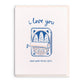 Salty - Letterpress Valentine Greeting Card