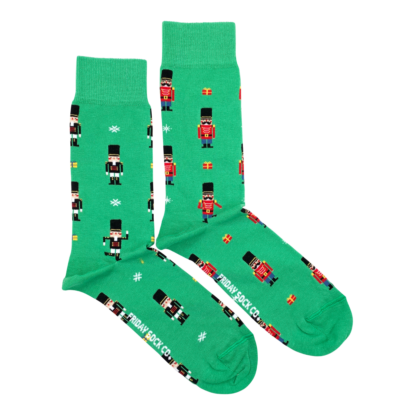 Friday Sock Co. Ugly Christmas Socks Nutcracker Men's Socks