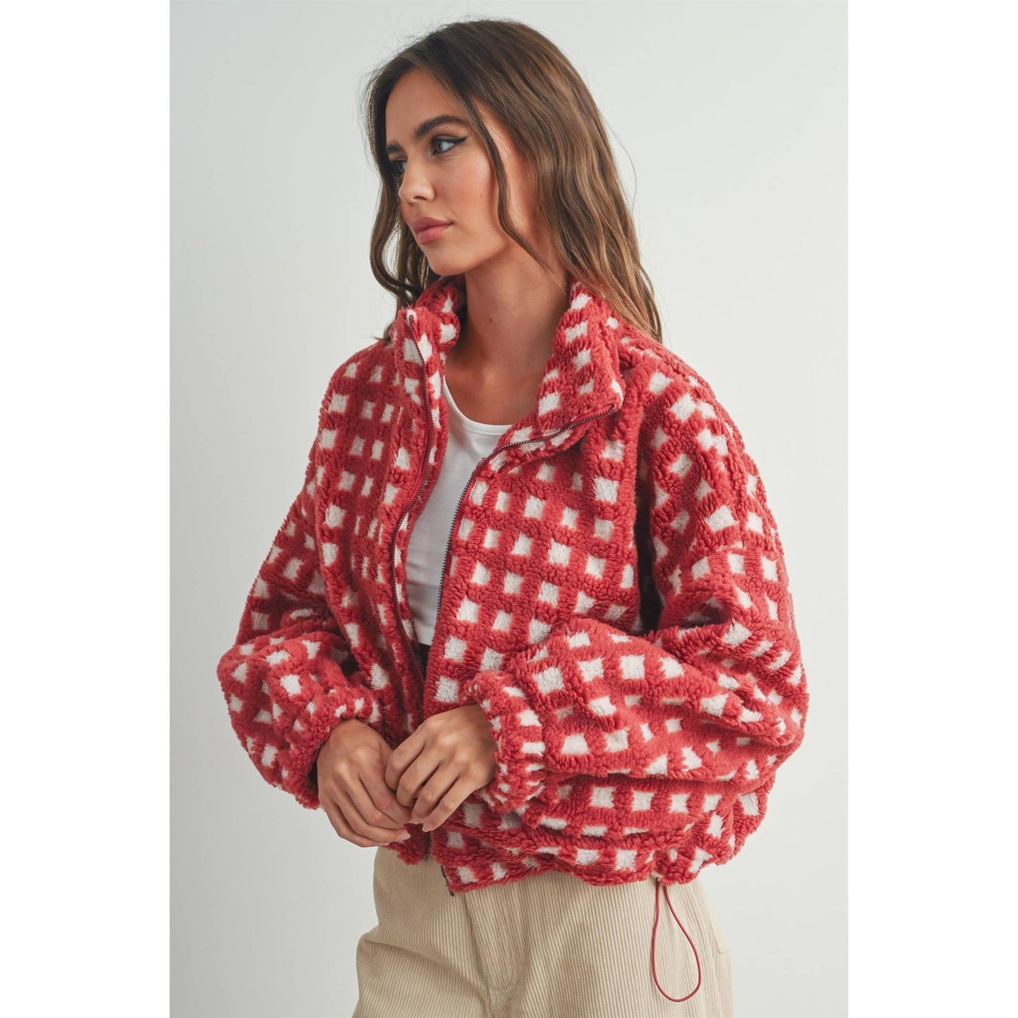 Fuzzy Sherpa Jacket