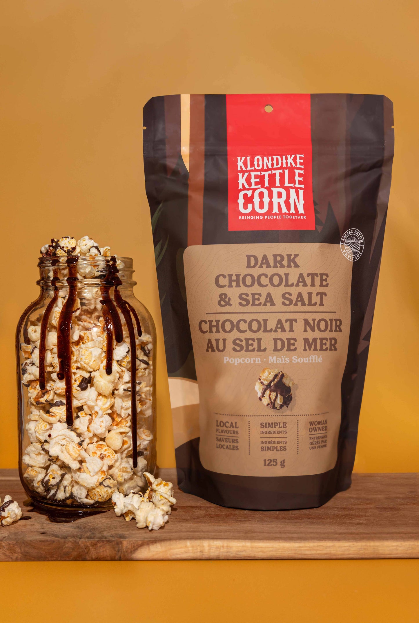 Dark Chocolate & Sea Salt Popcorn: Regular