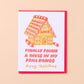 Affordable Ginger Bread House Letterpress Card