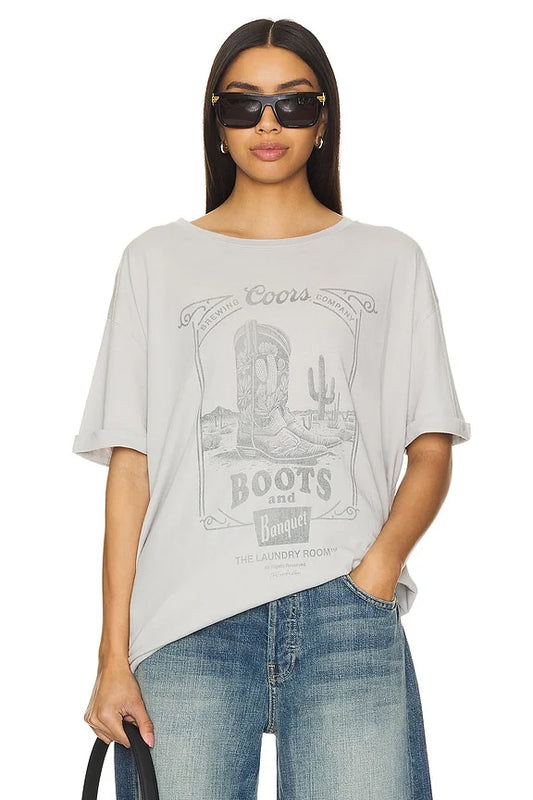 The Laundry Room Boot Scootin Banquet Ovesized Tee