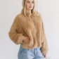 Brunette The Label Teddy Bear Sherpa Jacket
