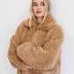 Brunette The Label Teddy Bear Sherpa Jacket