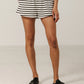 Brunette The Label Striped Little Sister Short