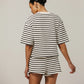 Brunette The Label Striped Tee