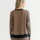 Brunette The Label Mini Striped Crew