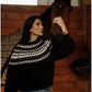 Brunette The Label Fair Isle Jacquard Sweater