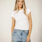 Brunette The Label Ribbed Tee