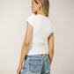 Brunette The Label Ribbed Tee