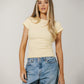 Brunette The Label Ribbed Tee