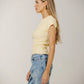 Brunette The Label Ribbed Tee