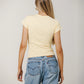 Brunette The Label Ribbed Tee