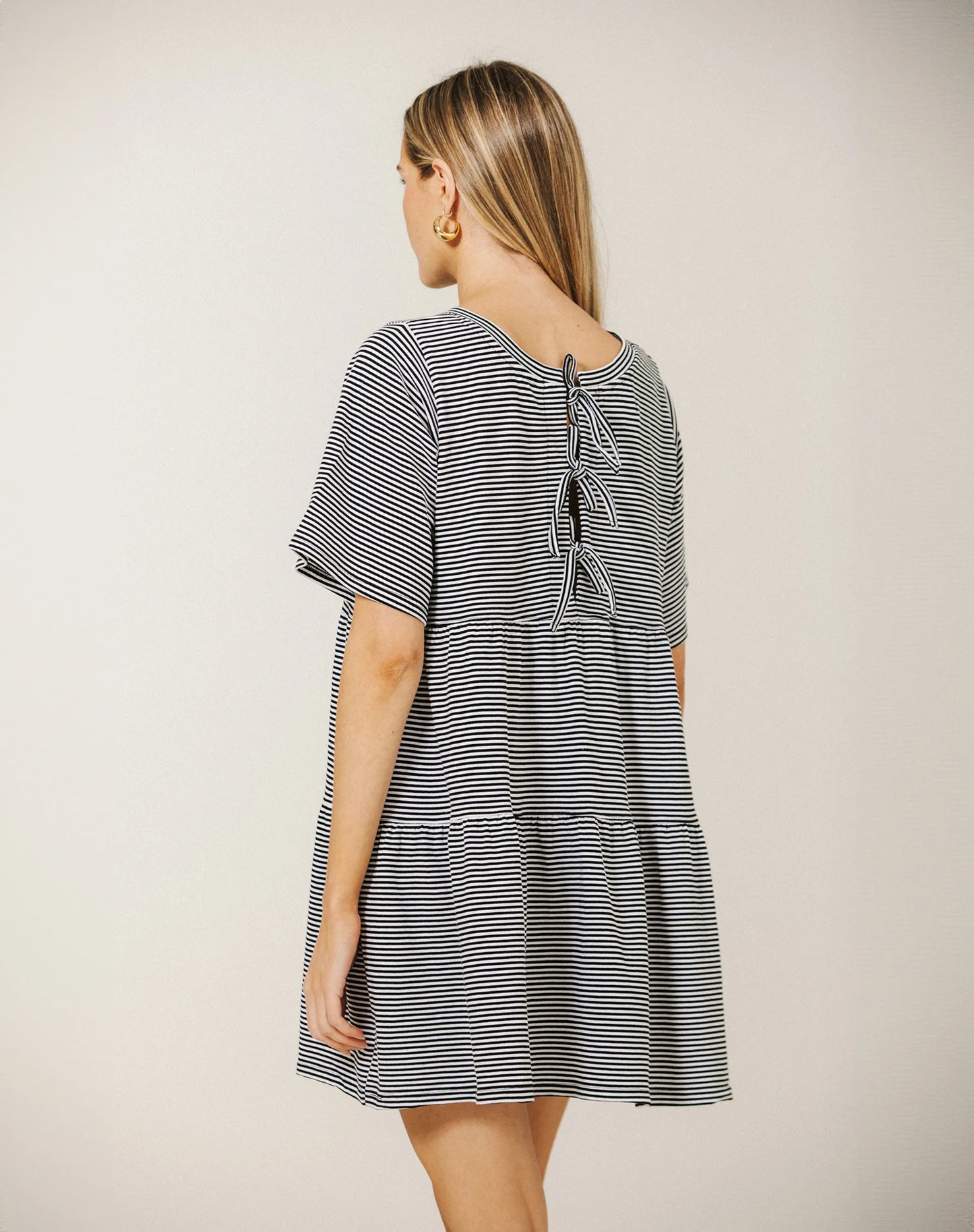 Brunette The Label Tiered Dress