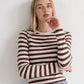Brunette The Label Ribbed Long Sleeve Tee