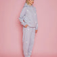 Brunette The Label All Over Heart Oversized Jogger