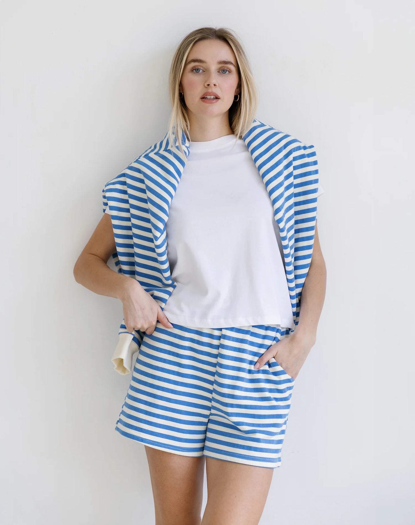 Brunette The Label Striped Core Short