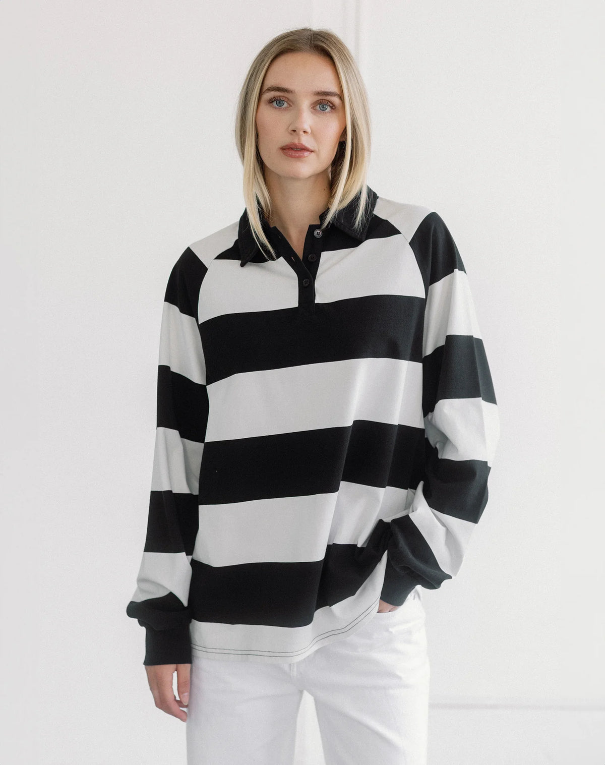 Brunette The Label Classic Rugby Polo
