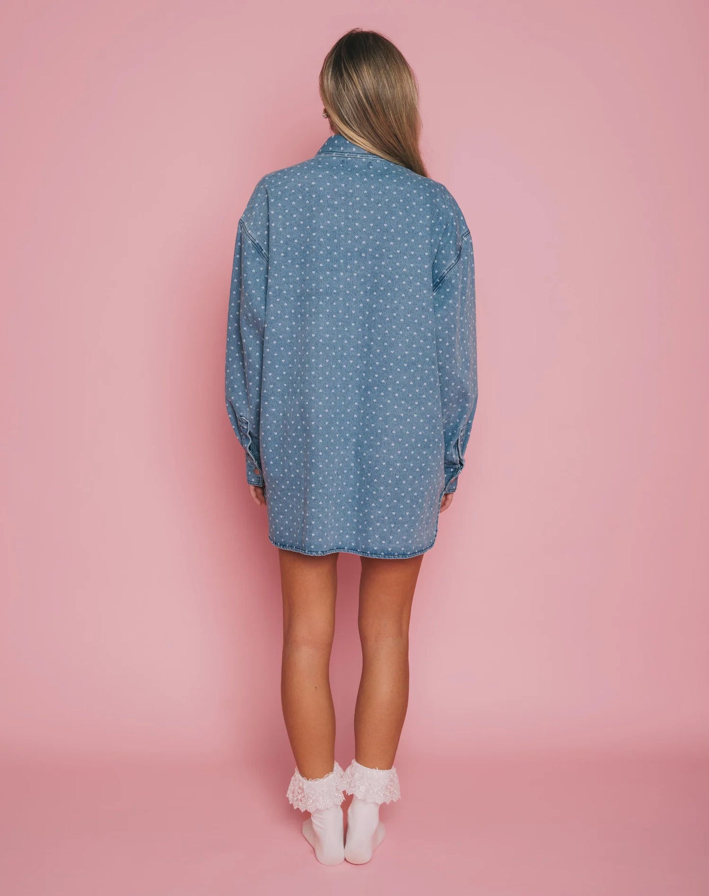 Brunette The Label Denim Heart Jacket